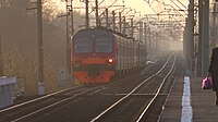 English: RZD Sovkhoz station. Русский: Платформа Совхоз