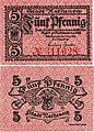 5 Pfennig, 1917
