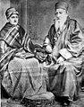 Rabbi Yehuda Hay Alkalay (Sarajevo 1798 - Jérusalem 1878) et son épouse Esther, 1874
