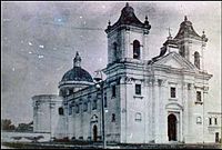 English: La Recolección Church in 1911. Español: Iglesia de la Recolección en 1911
