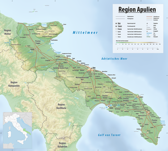 Apulien: Geografie, Geschichte, Politik