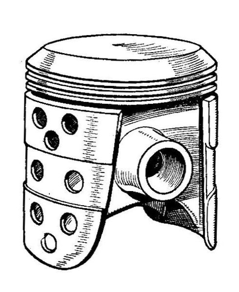 Slipper piston