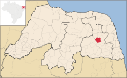 São Paulo do Potengi – Mappa