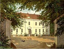 Rittergut Plüggentin um 1860, Sammlung Alexander Duncker