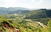 Ausgang der Skorana-Schlucht unterhalb des Schutzgebiets