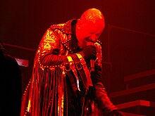 Rob Halford replaced original vocalist Al Atkins alongside drummer John Hinch. Rob Halford au Luxembourg en 2008..jpg