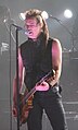 Finck in 2008 playing with Nine Inch Nails