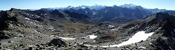 Panorama verso la valle della Clarée