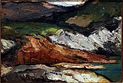 Rocks by the Sea, av Paul Cézanne, Carnegie Museum of Art.jpg