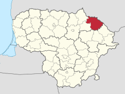 Rokiskis in Lithuania.svg