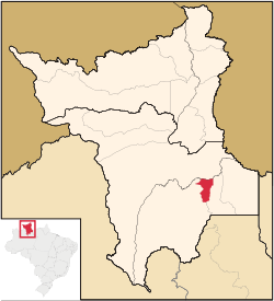 Location o São Luiz in the State o Roraima