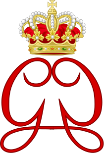 Royal Monogram of Princess Gabriella of Monaco.svg