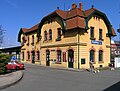 Čeština: Nádraží v Roztokách English: Railway station, Roztoky, Czech Republic