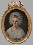 von Gröningers fru Lovisa Charlotta Sofia Hegardt, avporträtterad på 1790-talet av okänd konstnär.
