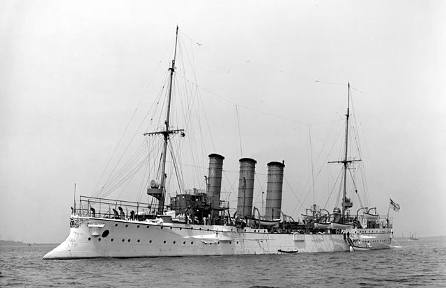 SMS Bremen w Zat. Chesapeake