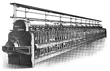 A Saco-Lowell roving frame, ca. 1920 Saco-Lowell Roving Frame.jpg