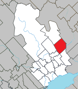 Location within Maskinongé RCM.