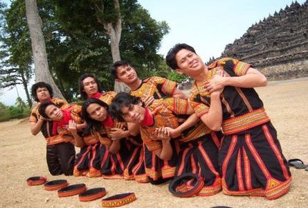 Saman dance from Gayo people of Sumatra, Indonesia