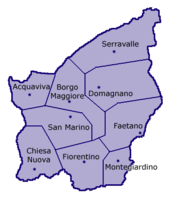 Mapa San Marino