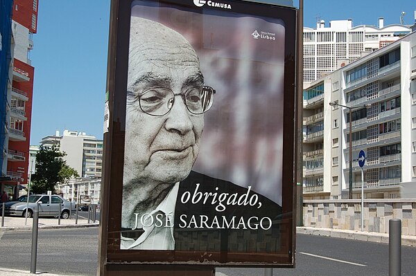 "Thank you José Saramago", Lisbon, October 2010