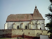 Biserica fortificată din Boian Planul fortificației de la Boian[1]