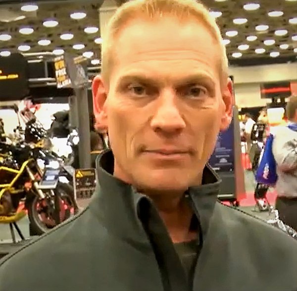 Russell at the 2011 Dallas International Motorcycle Show