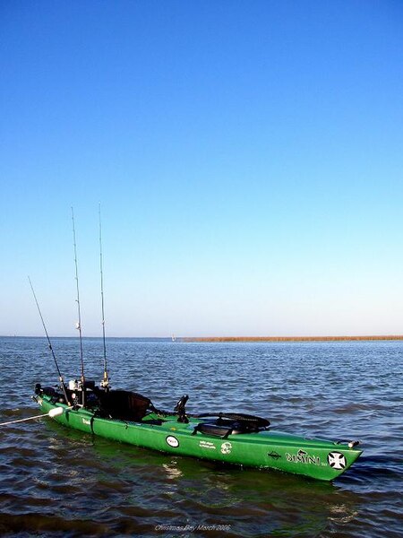 File:Sit-on-top kayak rigged for fishing (2006).jpg
