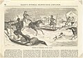 1859 engraving by Winslow Homer, "Sleighing in Haymarket Square, Boston"