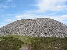 Il cairn di Medb sulla sommità del colle Knocknarea (contea di Sligo).