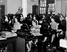 Keypunch operators at work at the U.S. Social Security Administration in the 1940s SocialSecurity.cardpunching.ssa.jpg