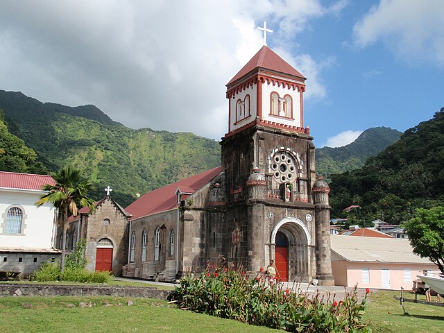 Die Kirche von Soufrière