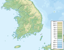 Битва при Сонхване находится в Южной Корее.