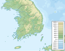 Battle of Heartbreak Ridge está localizado na Coreia do Sul