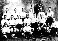 The South African team that toured South America in 1906. They played 11 matches with only one defeat South african fa 1906.jpg