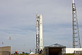 El Falcon 9 (sense el Dragon) el 31 d'agost de 2012, el dia del Wet Dress Rehearsal.