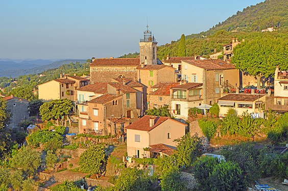 The small village of Spéracèdes, France