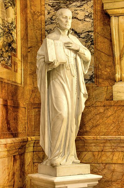 File:St. Ignatius Loyola - statue in Nave.jpg