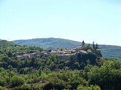 Saint-Auban-sur-l'Ouvèze的景色