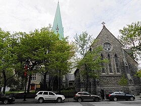 Havainnollinen kuva artikkelista St Jax Church Montreal