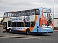 The rear of Stagecoach in the South Downs 15603 (GX10 HBL), a Scania N230UD/Alexander Dennis Enviro400 at Clarence Pier, Southsea, Hampshire on route 700.