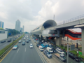 Pancoran LRT Station before naming rights, April 2024