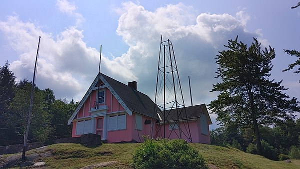 The Springfield Telescope Makers Clubhouse at the Stellafane Observatory