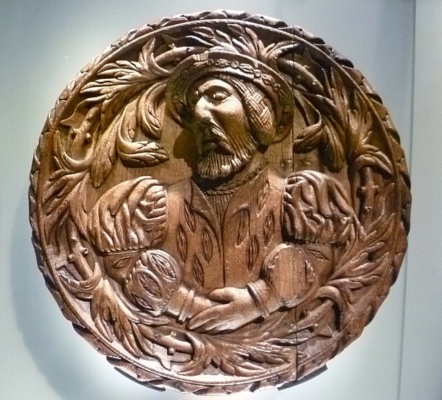 One of the Stirling Heads showing James V
