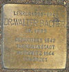 Stolperstein Grindelhof 30 (Walter Bacher), Hamburg-Rotherbaum.JPG