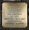 Stolperstein Mommsenstr 65 (Charl) Margarete Bernstein.jpg