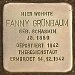 Stötesten för Fanny Grünbaum (Eisenach) .jpg