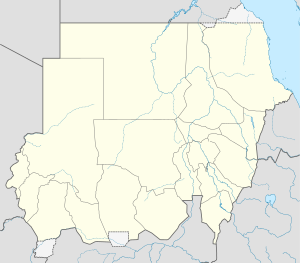 喀土穆在蘇丹的位置