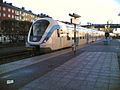 Pociąg na stacji Sundbyberg