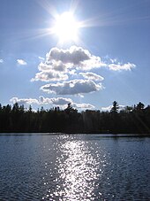Sunfish Lake is a meromictic lake near Waterloo, Ontario. Sunfish Sunshine copy.jpg