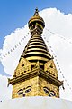 * Nomination: Swayambhunath Stupa -Kathmandu Nepal --Bijay chaurasia 10:02, 17 September 2017 (UTC) * Review  Comment The highlights appear blown, there are some chromatic aberrations at the top, and there should be a more specific category, should there not?--Peulle 10:29, 17 September 2017 (UTC)